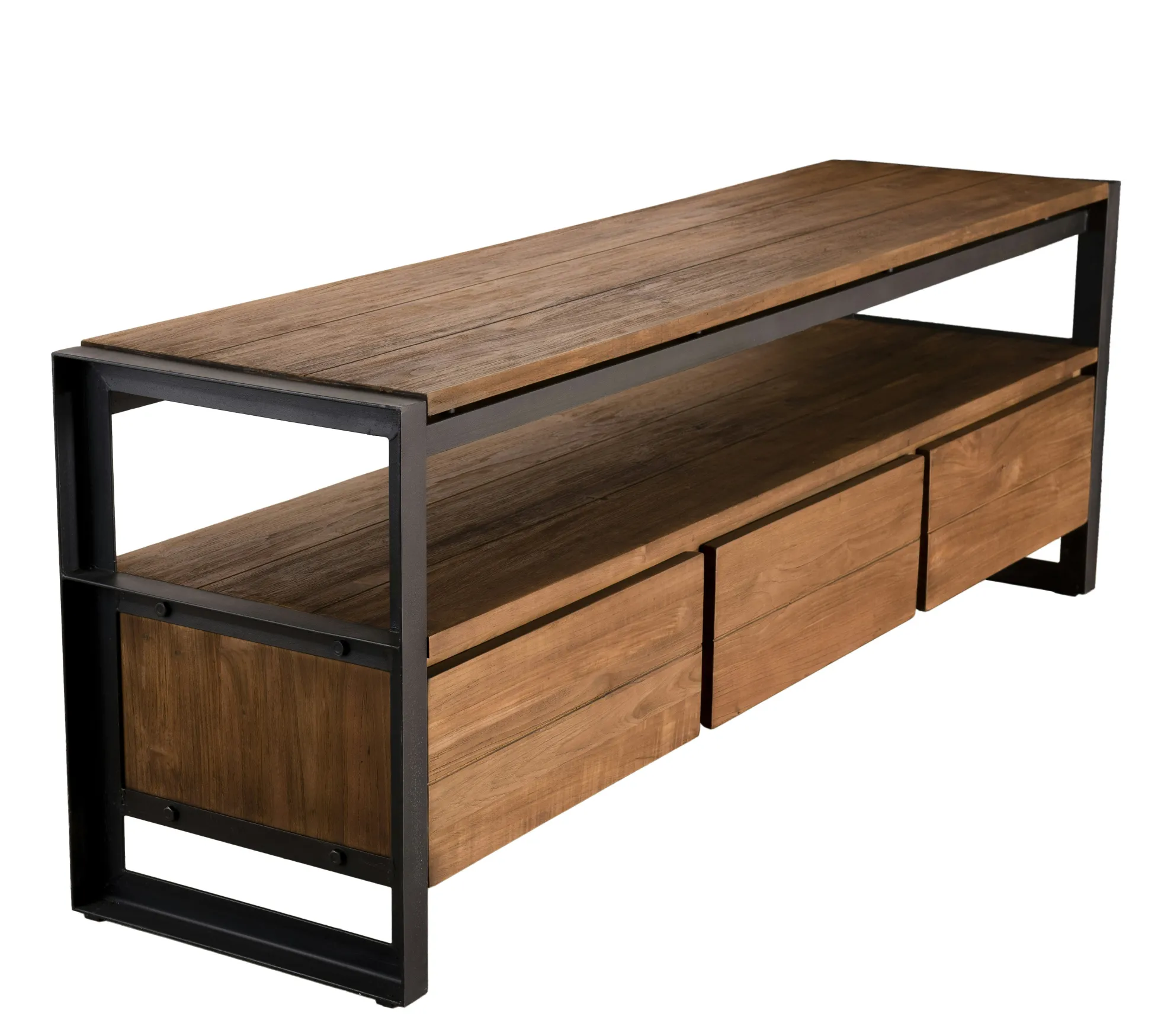 Meuble tv moderne 3 tiroirs 1 niche SWING