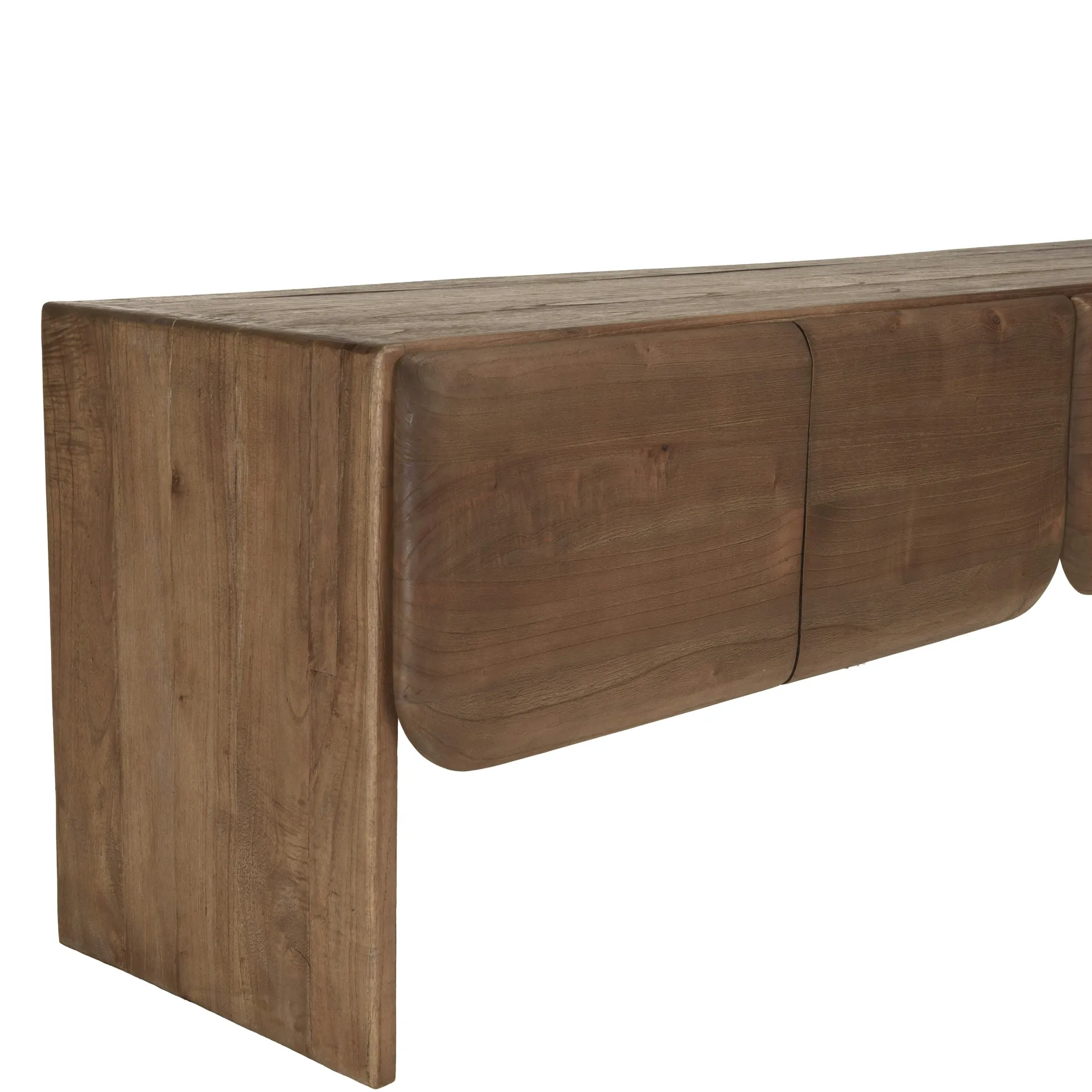 Meuble TV 4 portes en bois de mindi ARCUS