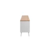 Meuble TV scandinave 2 portes 2 tiroirs ALVA