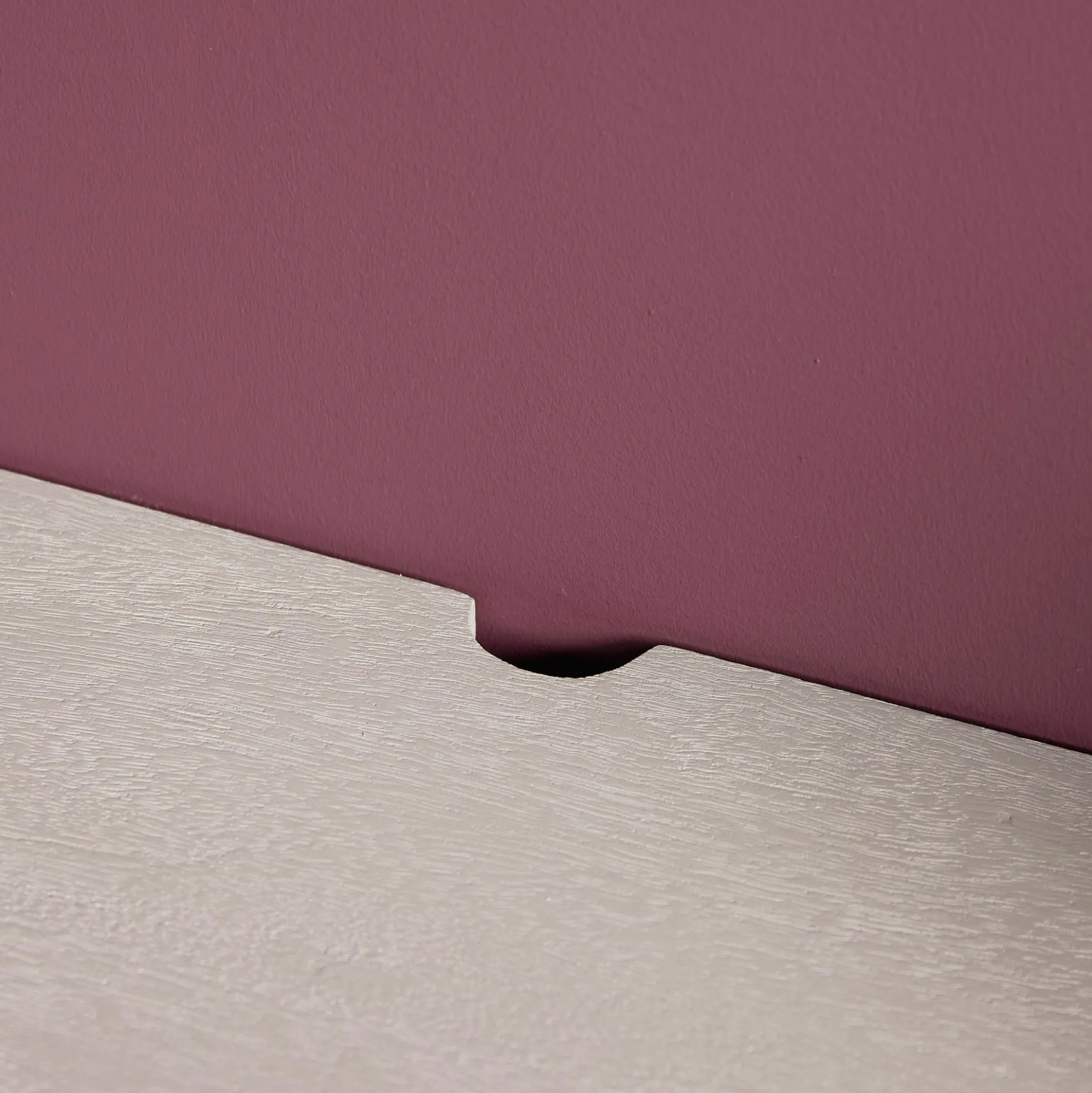 Meuble TV suspendu bois gris 4 portes AREZZO
