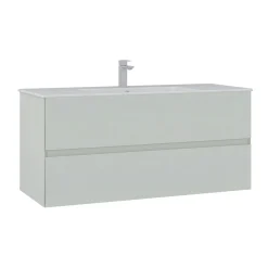 Meuble vasque suspendu 121 cm cachemire 2 tiroirs OCEA