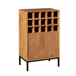 Minibar salon en bois 1 porte 1 casier CORTINA