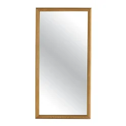 Miroir d'entrée vertical - cadre bois clair 80 cm IENA