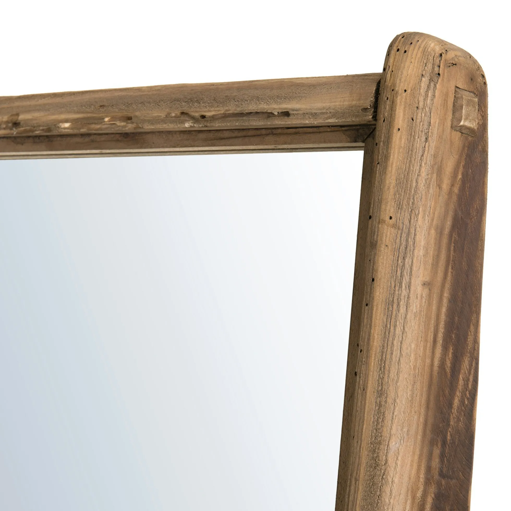 Miroir sur pied en bois de pin recyclé DENVER