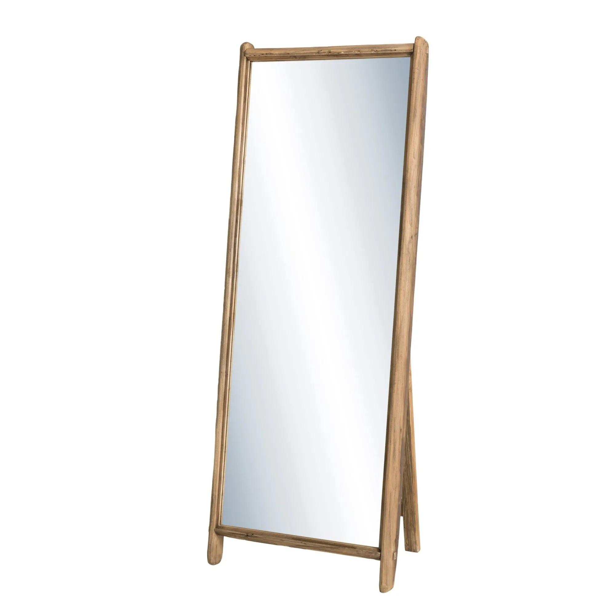 Miroir sur pied en bois de pin recyclé DENVER