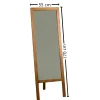 Miroir vertical sur pied - bois brun, 2 crochets HILO