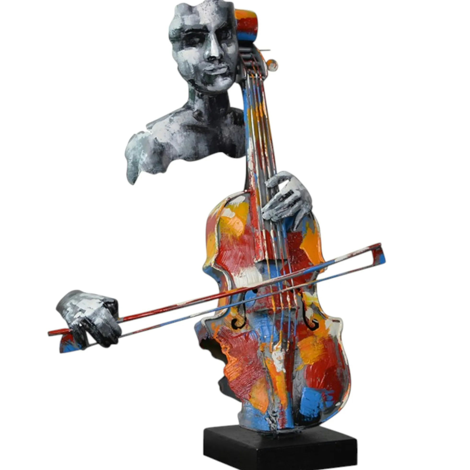 Objet déco à poser violoncelliste