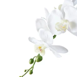 Orchidée artificielle blanche en pot