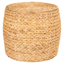 Panier de rangement avec couvercle – fibres naturelles BRUGES