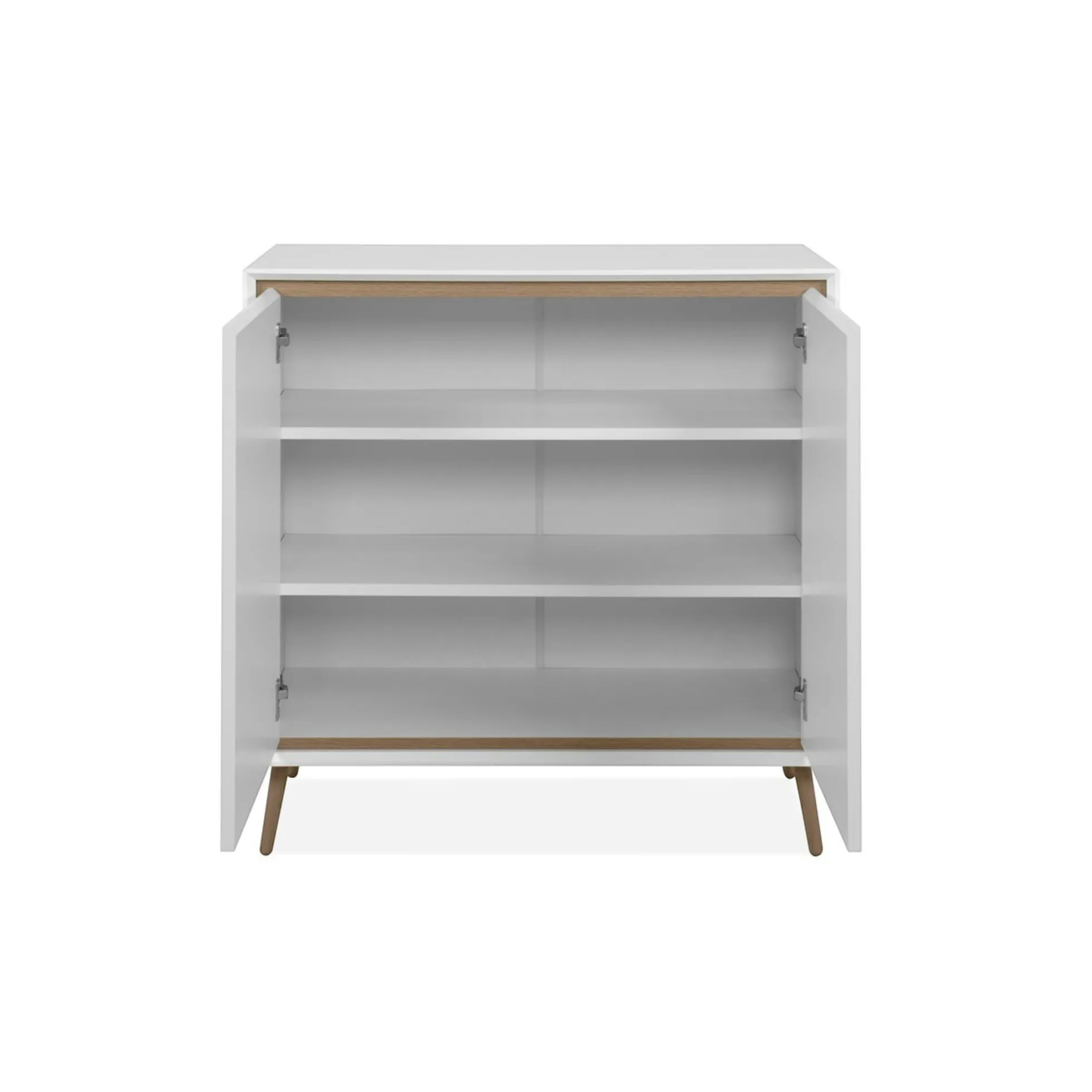 Petit buffet blanc moderne 2 portes AVIO
