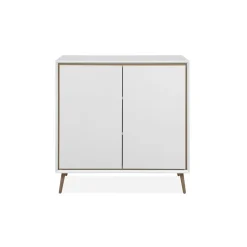 Petit buffet blanc moderne 2 portes AVIO
