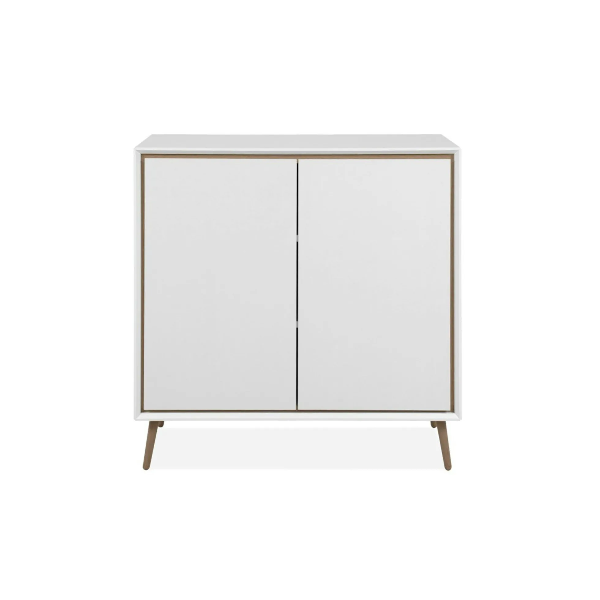 Petit buffet blanc moderne 2 portes AVIO