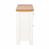 Petit buffet blanc 2 portes style bord de mer VELIA