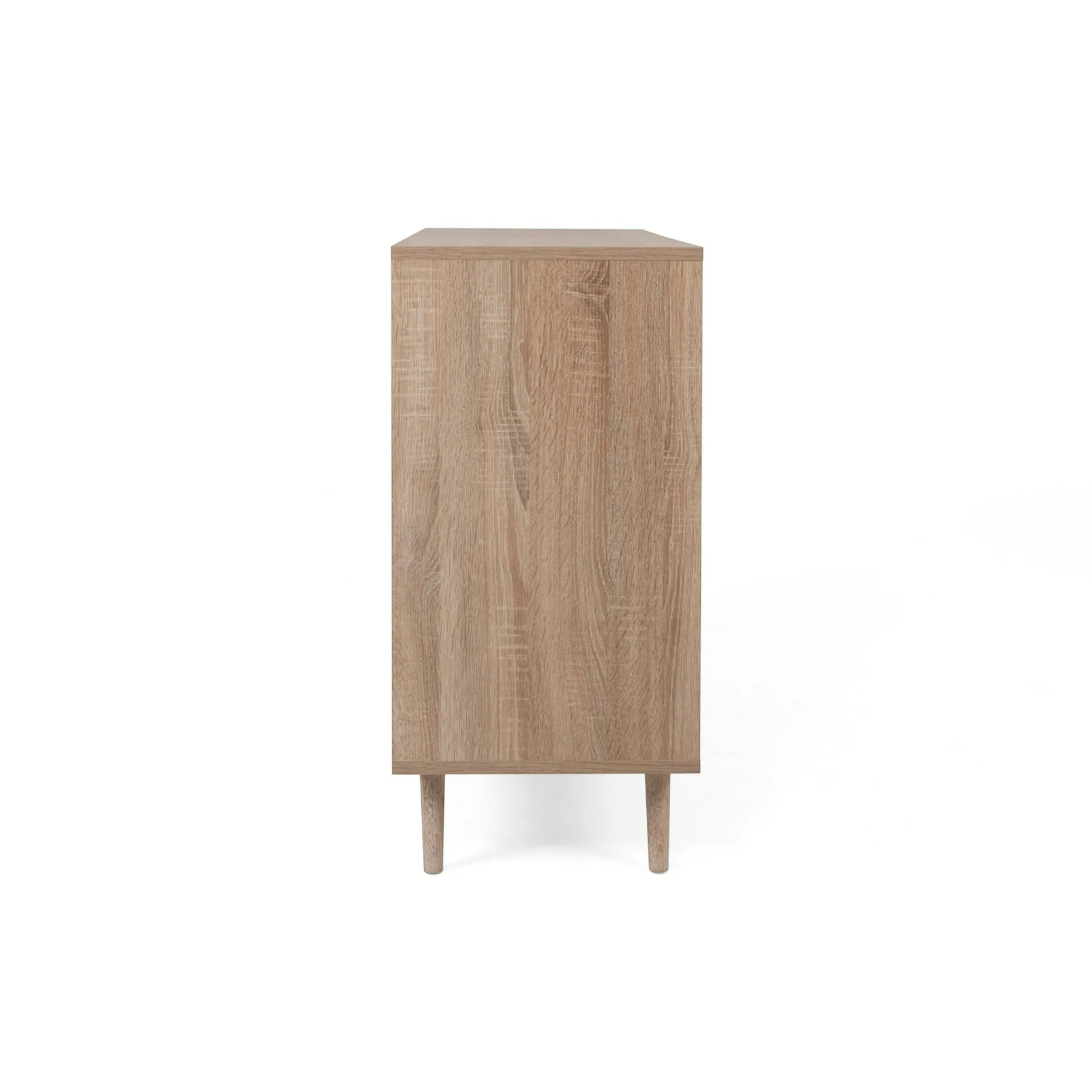 Petit buffet bohème 2 portes effet rotin SONA