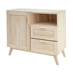Petit buffet bois d'hévéa SIXTIES