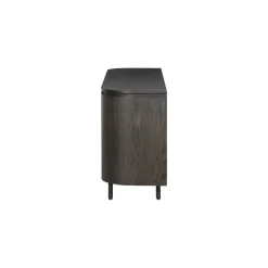 Petit buffet design en chêne brun 2 portes LOREN
