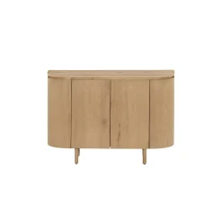 Petit buffet design en chêne clair 2 portes LOREN