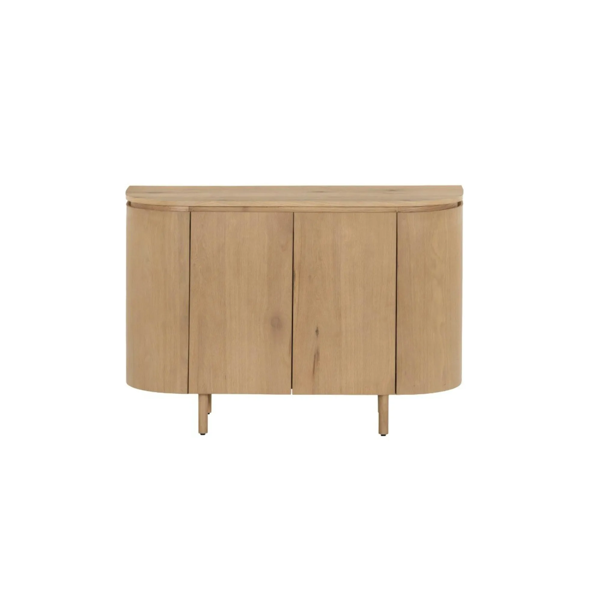 Petit buffet design en chêne clair 2 portes LOREN