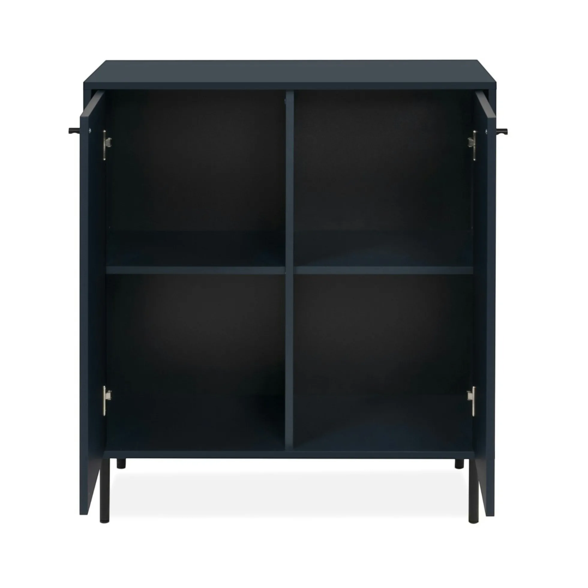 Petit buffet moderne bleu sombre 2 portes RAVEN
