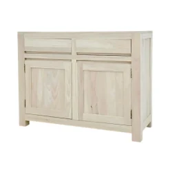 Petit buffet moderne bois massif OLGA