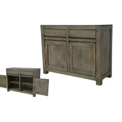 Petit buffet moderne bois massif OLGA