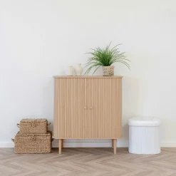 Petit buffet moderne à façade coulissante MATERA