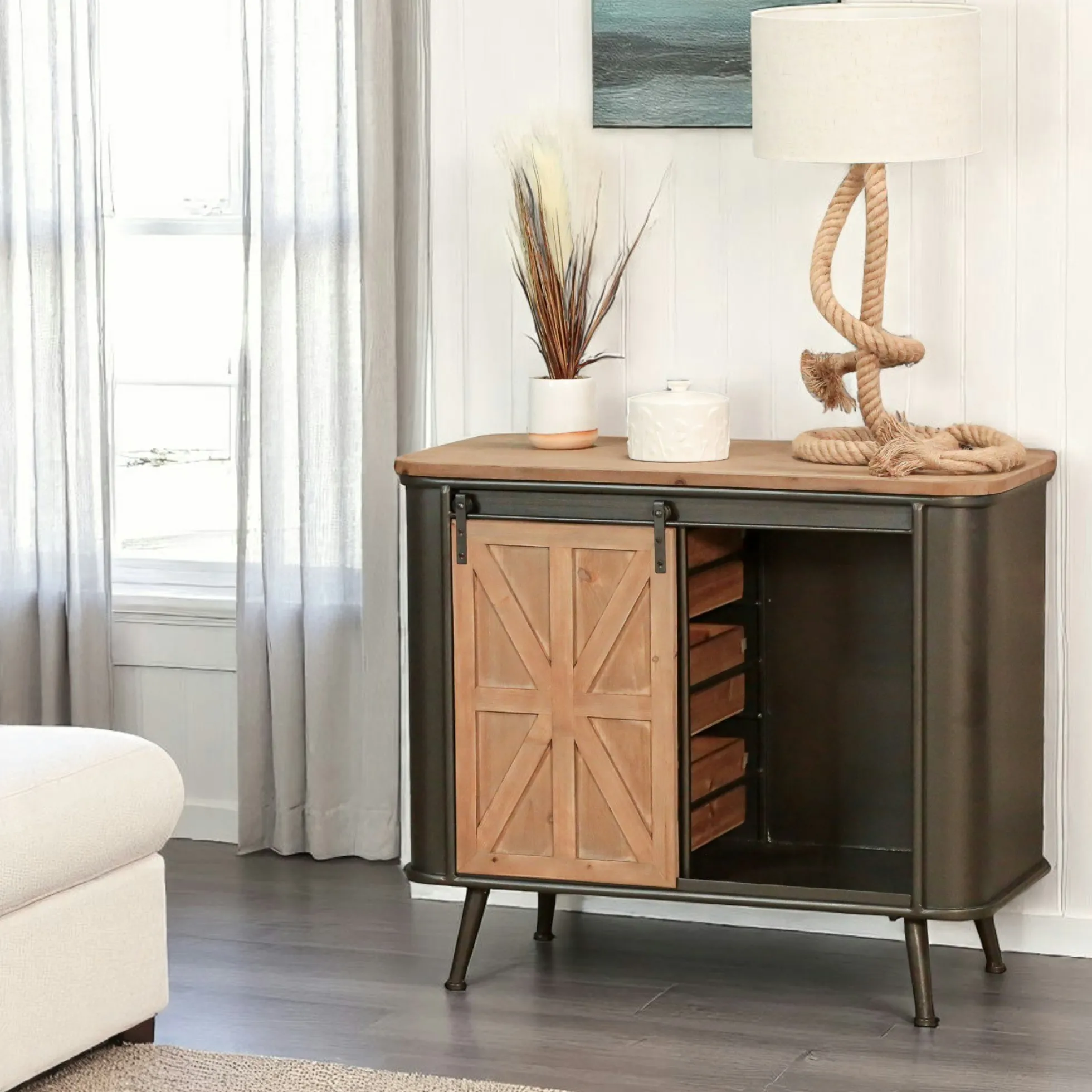 Petit buffet salon porte coulissante CAIRNS