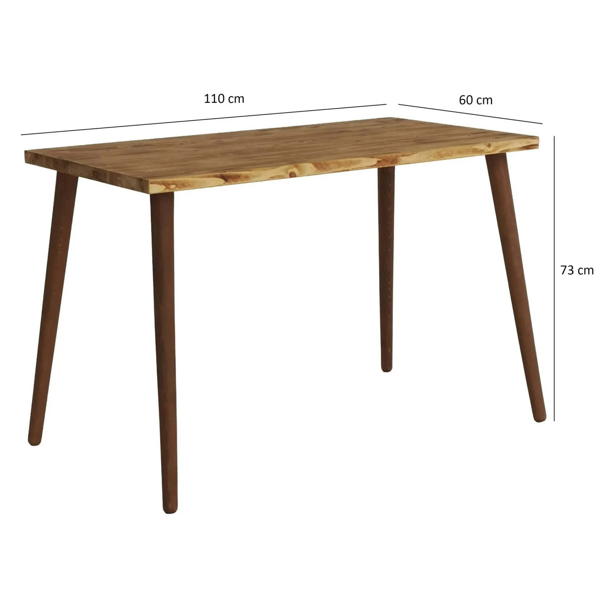 Petit bureau en bois clair - style moderne SITIA