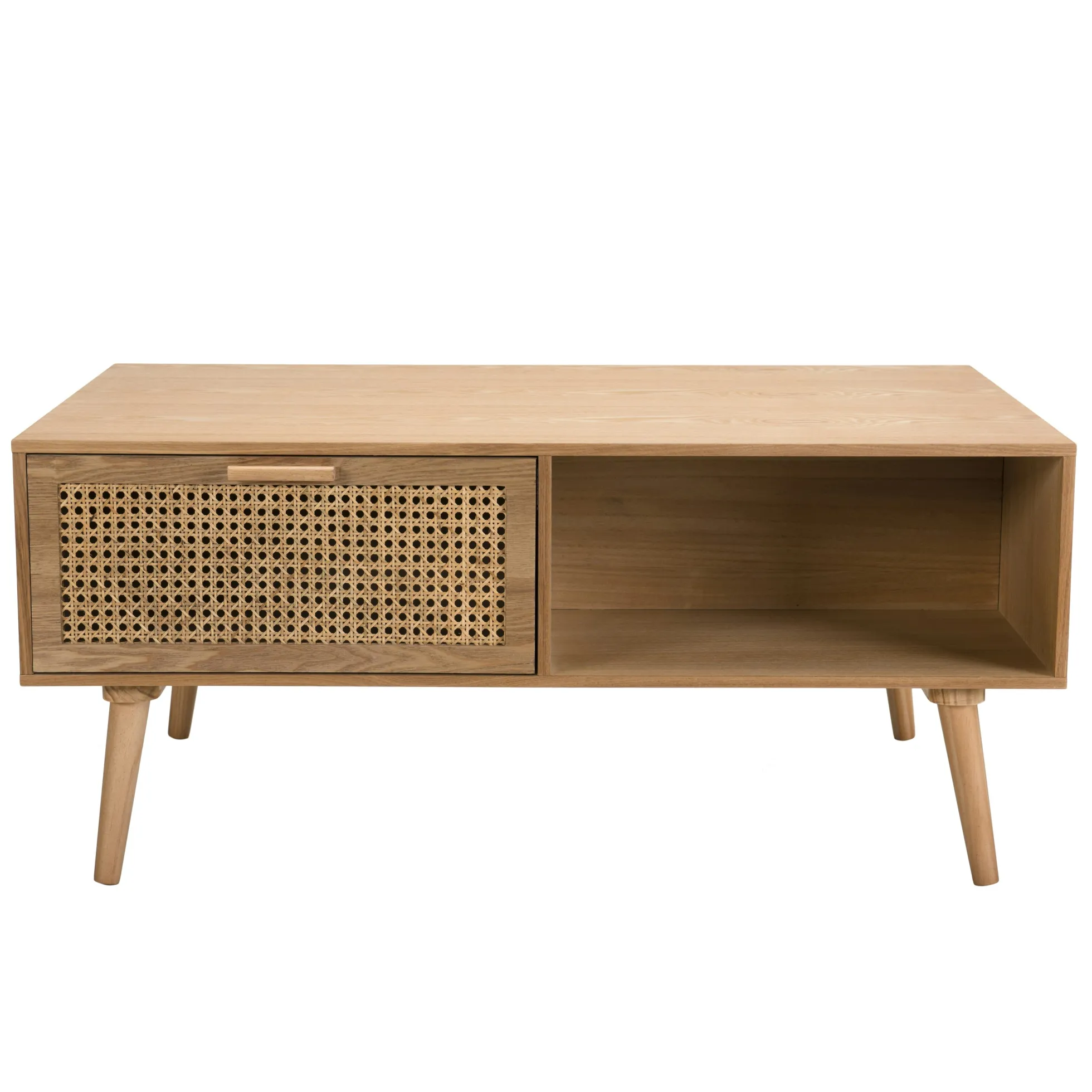 Petite table basse avec cannage ALGA