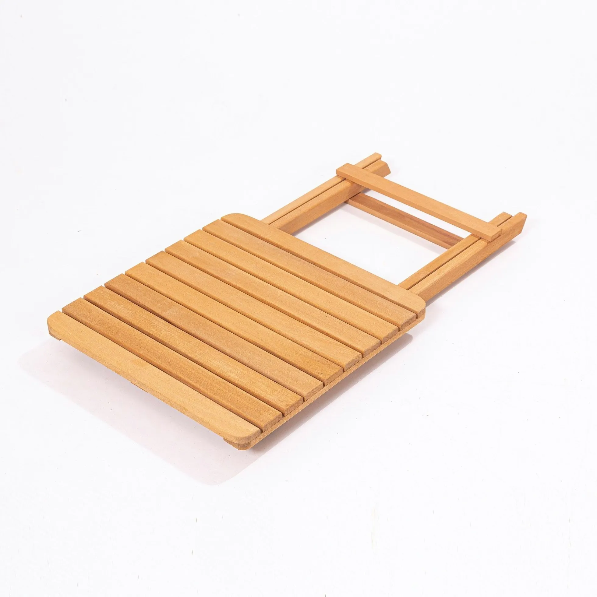 Petite table de jardin pliante en bois 50 cm SORA