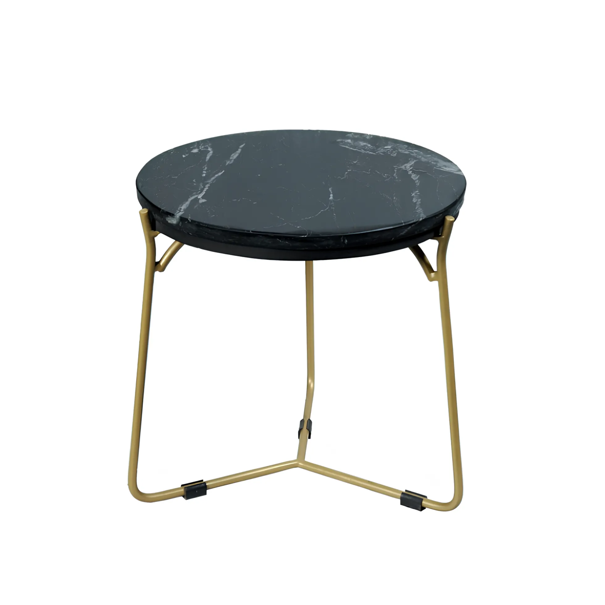 Petite table gigogne en marbre noir (lot de 2) DUOMO