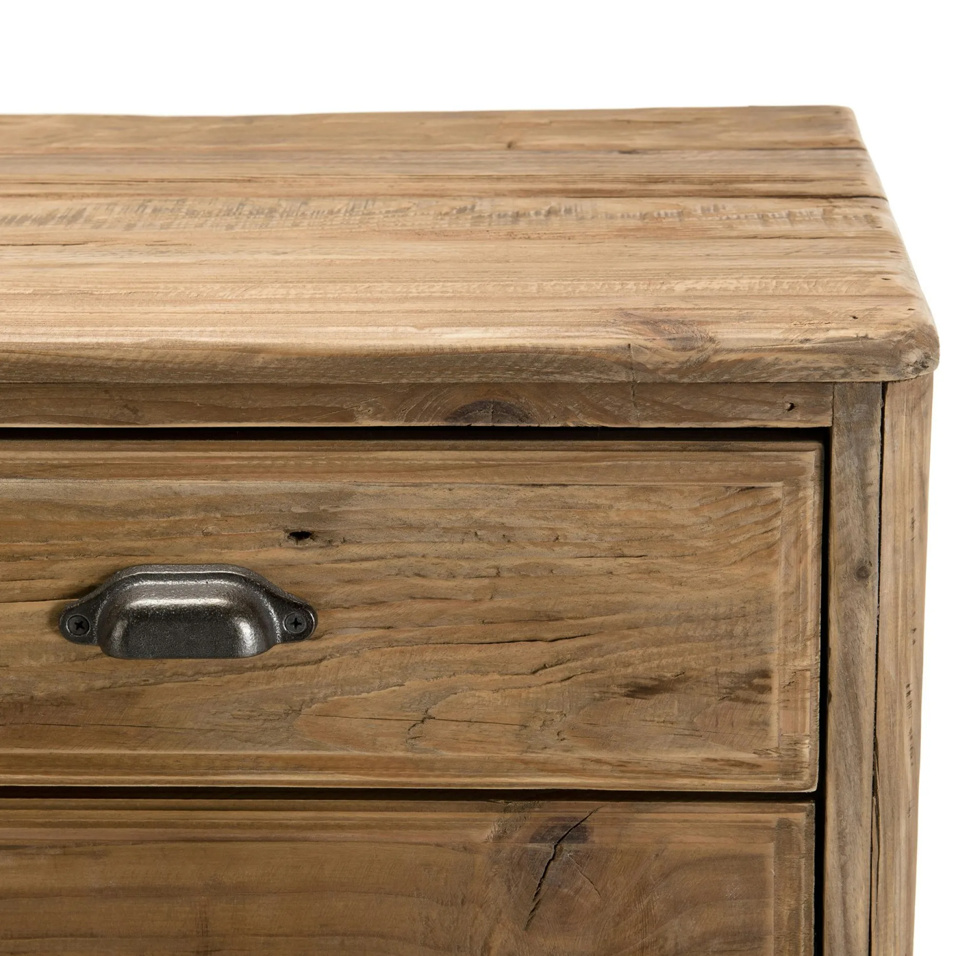 Petit meuble de rangement en bois de pin recyclé DENVER