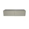 Petit meuble TV suspendu bois sable 2 portes JUNO