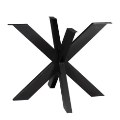 Pied de table mikado en métal noir pour table ronde / carrée RALF