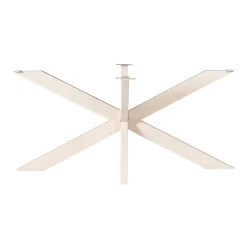 Pied de table mikado en métal sable pour tables rectangulaires / ovales de 200 à 240 cm RALF