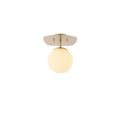 Plafonnier globe – finition dorée chic SIERRE