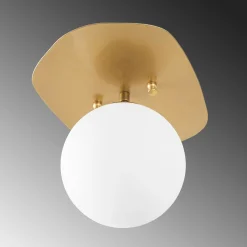 Plafonnier globe – finition dorée chic SIERRE