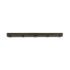 Plafonnier long en métal bronze 5 lampes TERRA