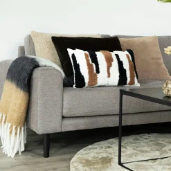 Plaid cosy à franges – 3 couleurs, 130x170 cm FALLON