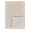 Plaid fausse fourrure blanc - esprit cocooning FALLON