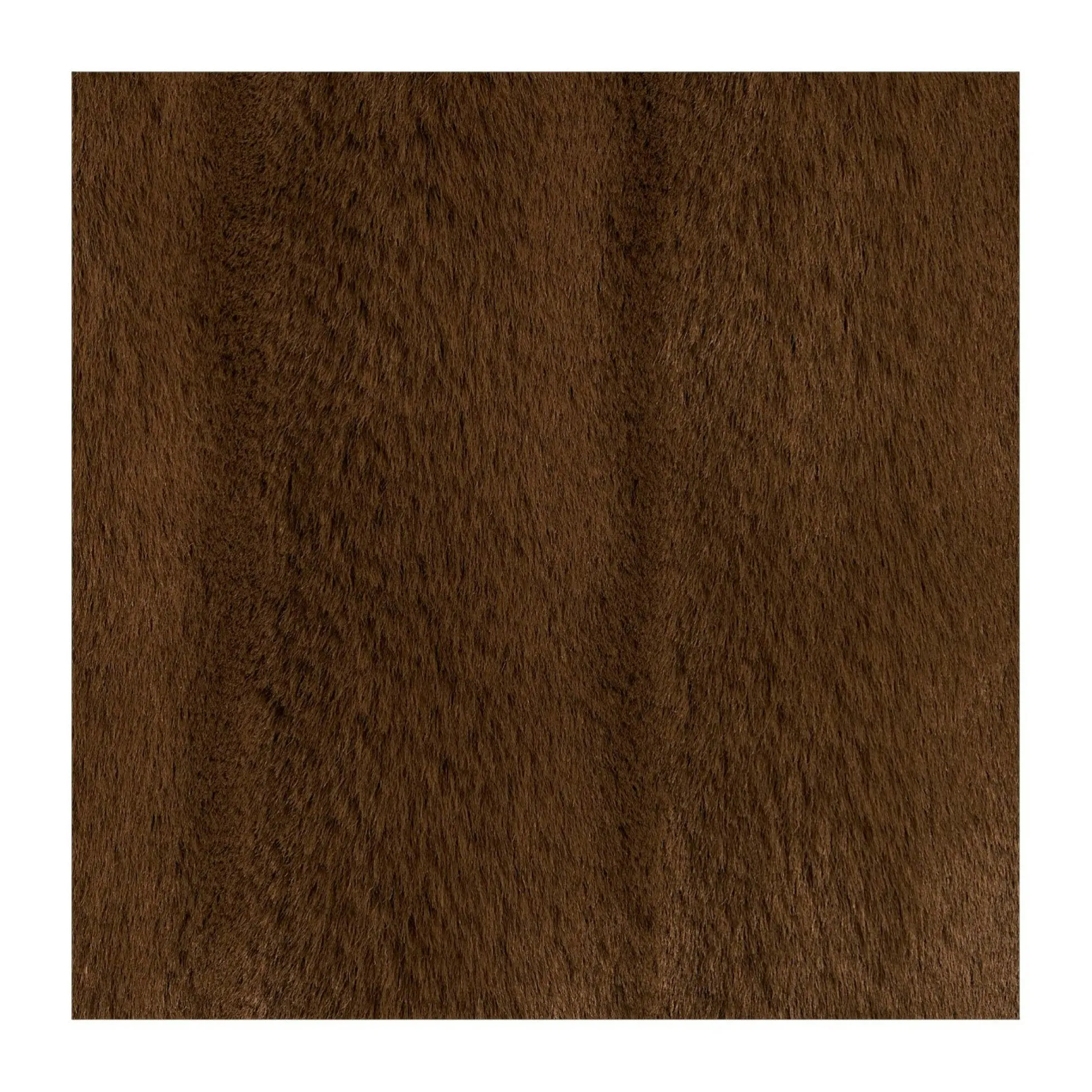 Plaid fausse fourrure marron FALLON