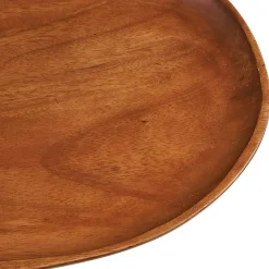 Plateau décoratif bois d'acacia forme organique