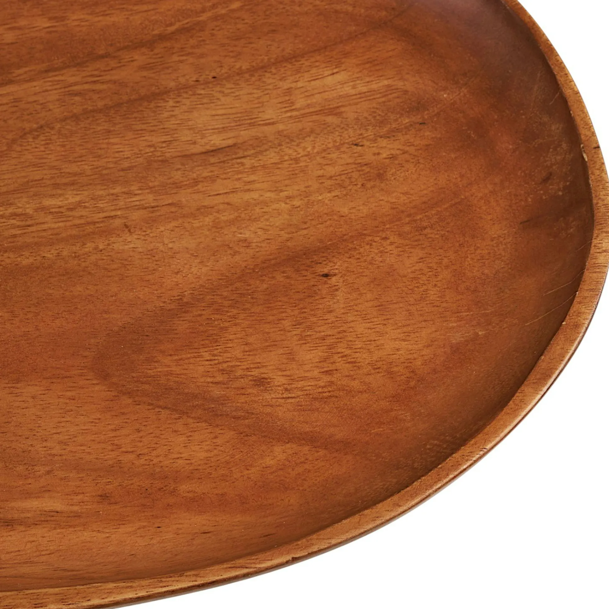 Plateau décoratif bois d'acacia forme organique