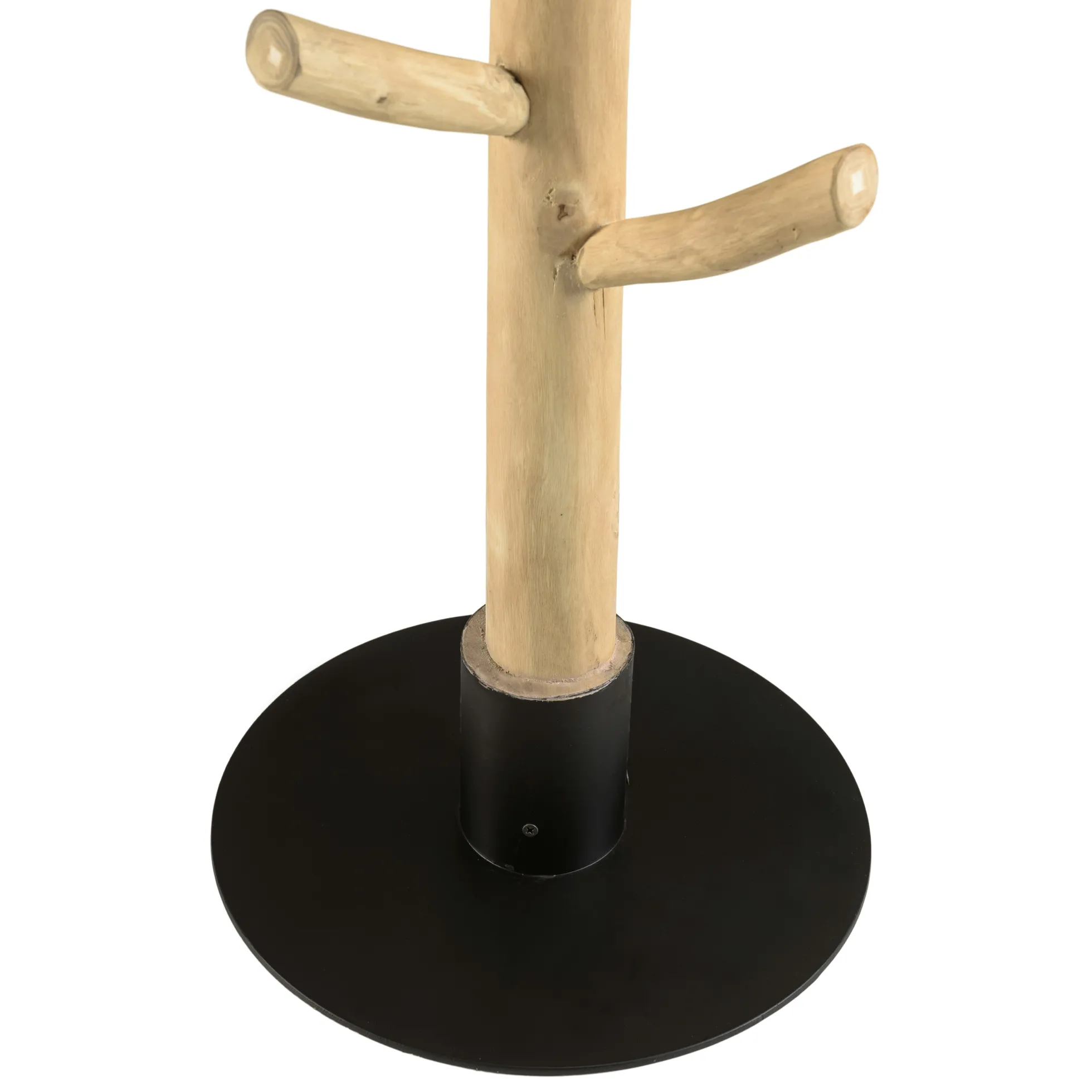 Porte-manteau arbre teck naturel MANAK