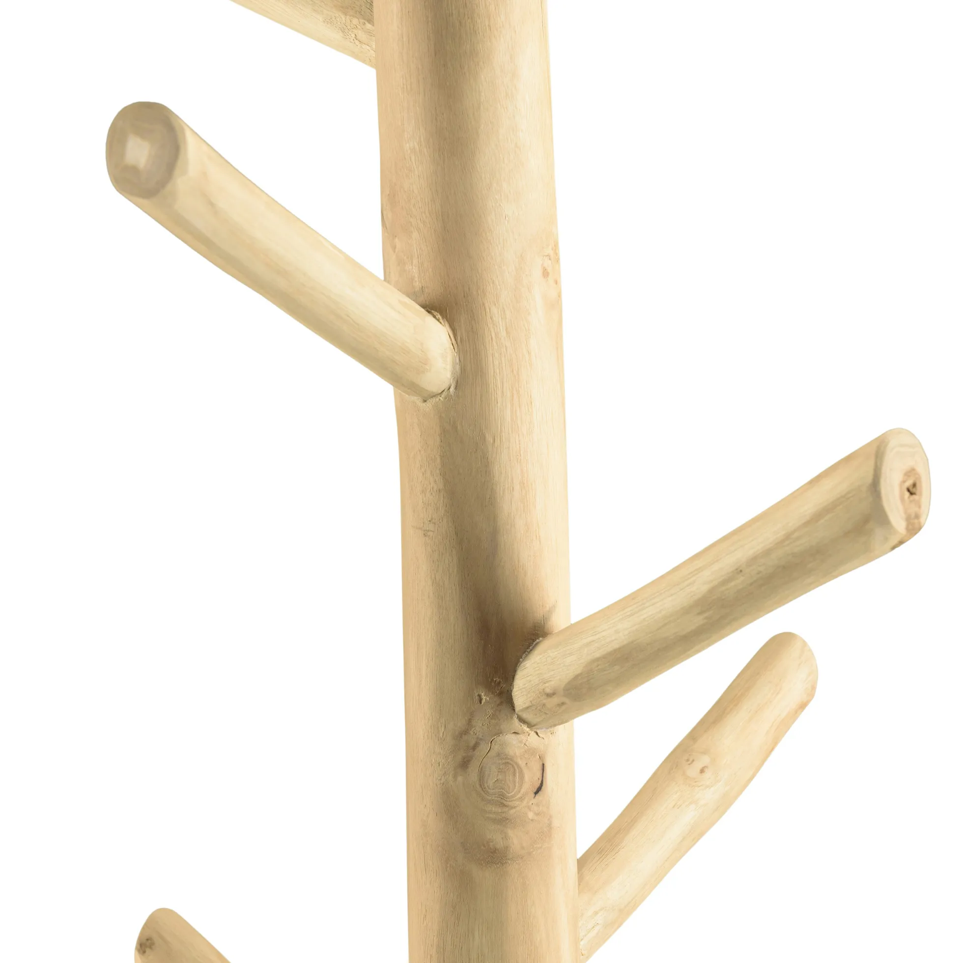Porte-manteau arbre teck naturel MANAK