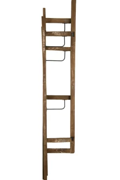 Portemanteau bois de teck recyclé SWING