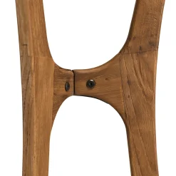Porte-manteau en bois de teck recyclé SWING