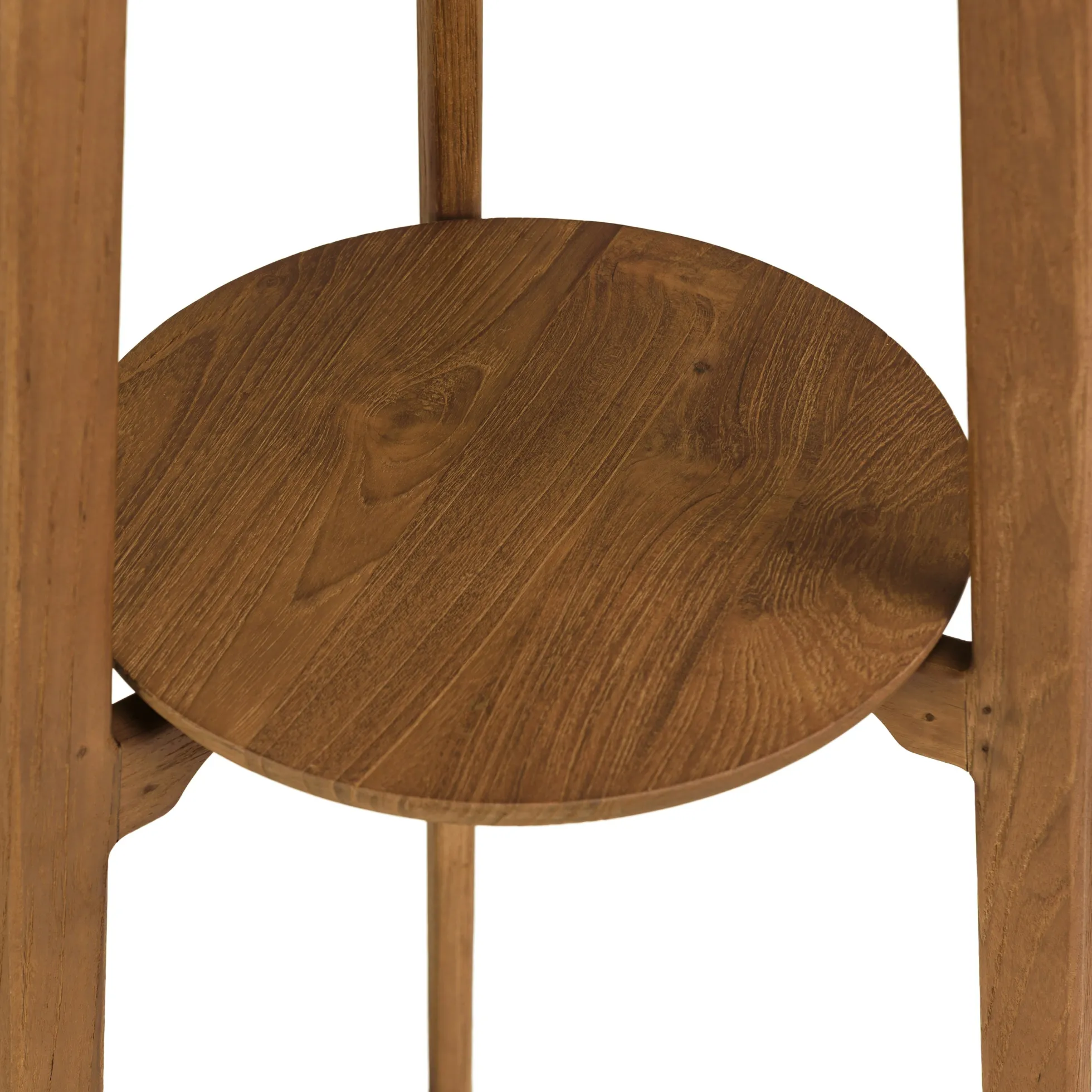 Porte-manteau en bois de teck recyclé SWING