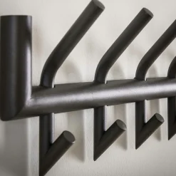 Portemanteau mural anthracite 16 patères RALF