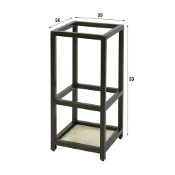 Porte-parapluies métal finition bronze RALF